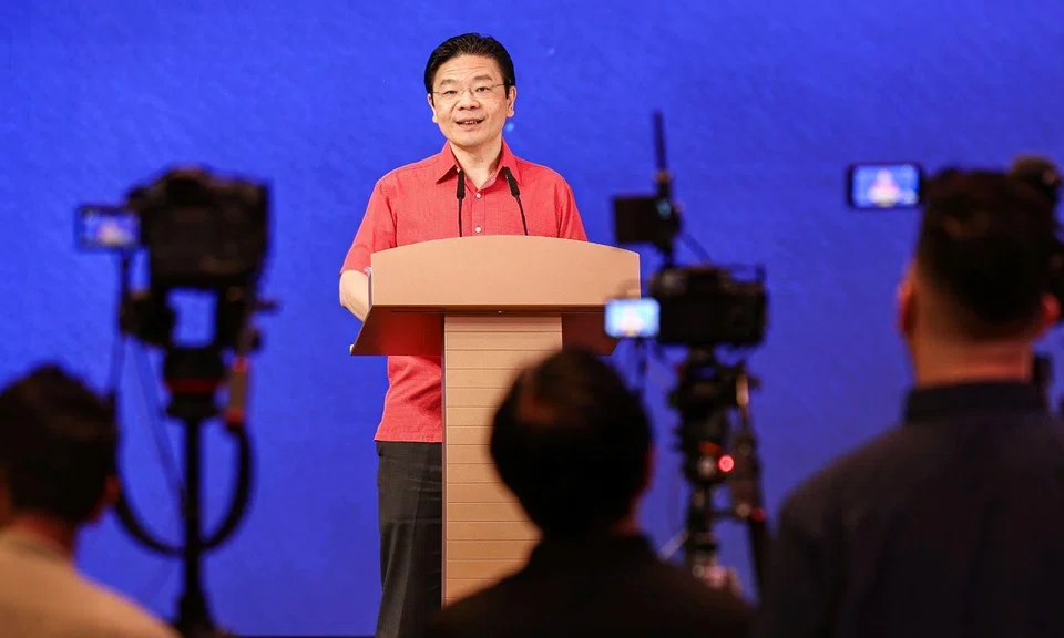 Lawrence Wong mother tongue