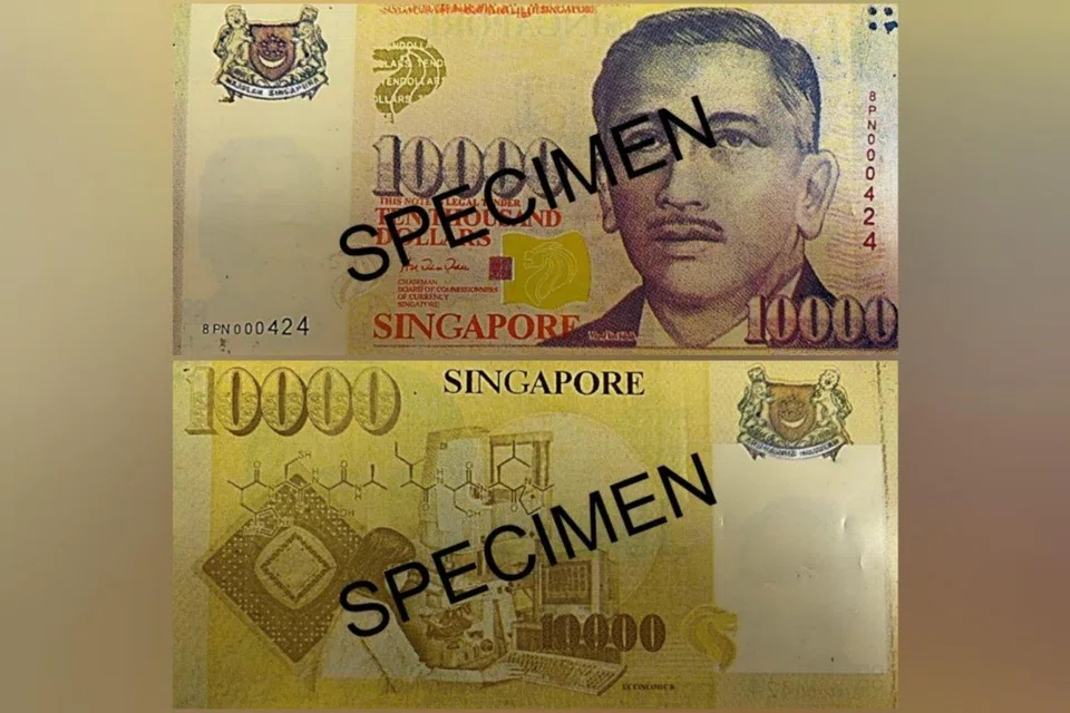The counterfeit note was seized for police investigations.