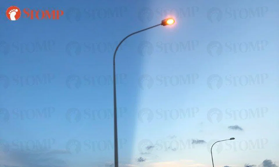 Did you notice the sky 'split' into 2 shades of blue over some areas in Singapore? Here's what it is