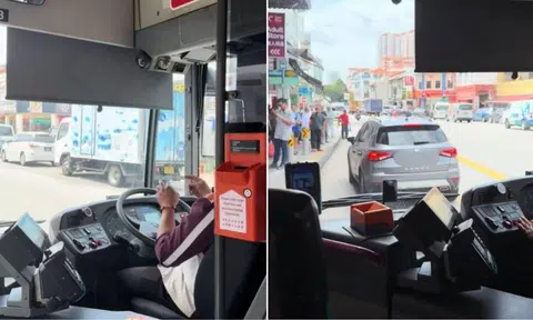 A police report has been lodged following concerns over road safety, particularly for passengers on the bus.