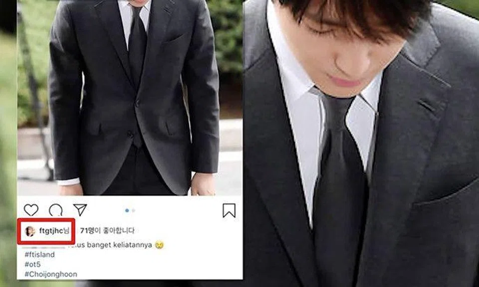 K-pop star criticised for liking photo of himself outside police station after interrogation