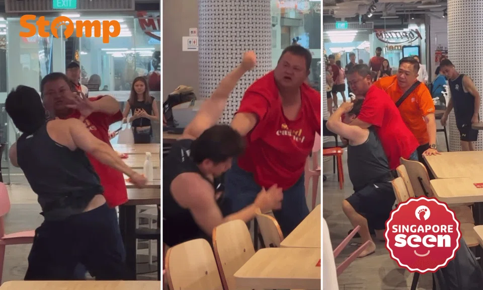 Fight in Choa Chu Kang foodcourt