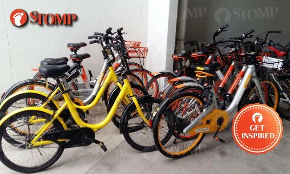 Thumbs up to Sengkang residents for responsible use of shared bikes!