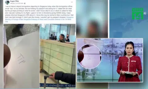 S'porean at Vietnam airport feared if he didn't 'tip' officer, he wouldn't get his passport chopped