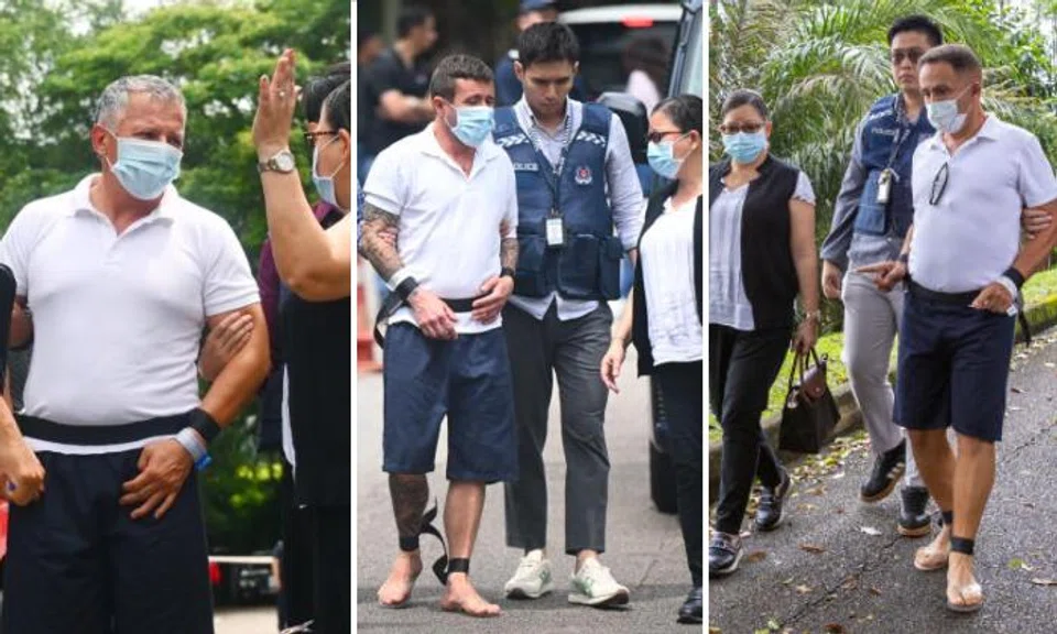 Hector Danial Garcia Iglesias, 51, Mateo Andres Garces Murillo, 48, and Hernando Giraldo Franco, 60.