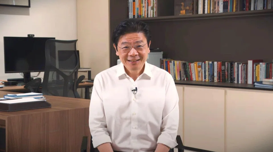 Prime Minister Lawrence Wong' speaking in a video message on the Singapore Economic Resilience Taskforce on May 9.