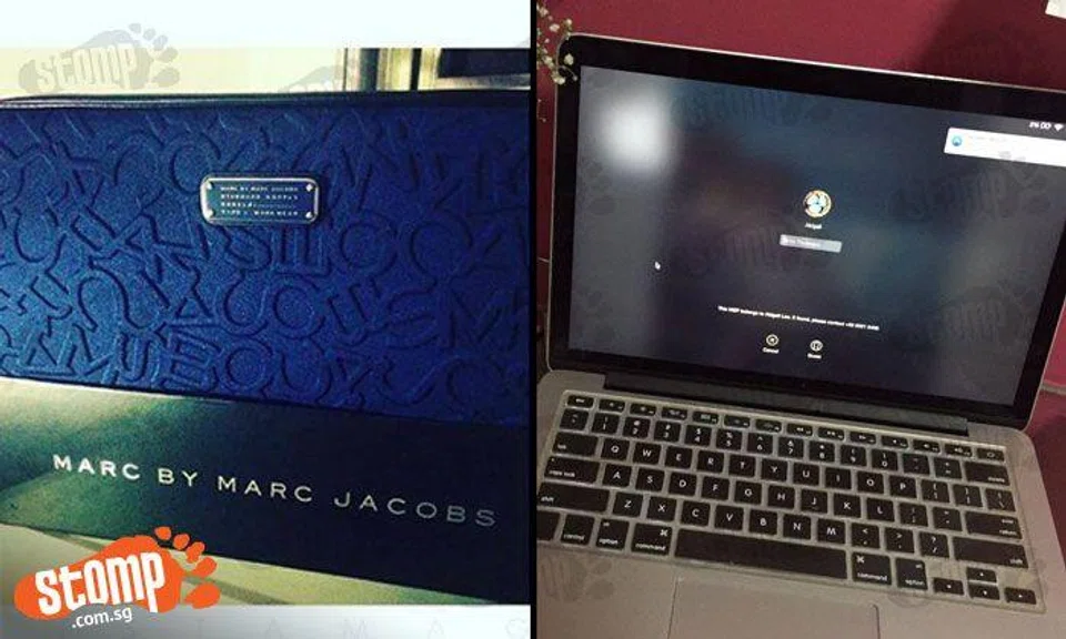 Have you seen my 13-inch MacBook Pro in this blue Marc Jacobs laptop cover? My school notes and worksheets are inside too!