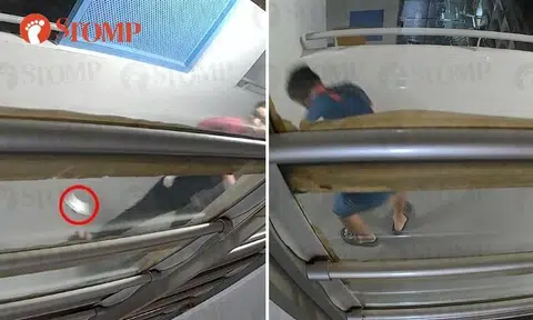 Parcel left outside Jurong West flat kicked by neighbour, then taken by another: Police investigating