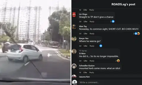 Driver shows anything is possible by turning into oncoming traffic, commenters react