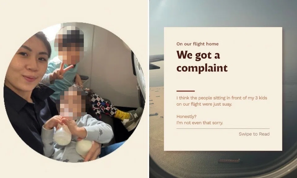 Scoot passengers say child kicked seats, mum defends him