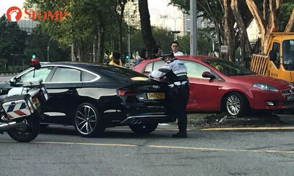 Accident involving 2 cars along Ang Mo Kio Avenue 8 causes hour-long jam
