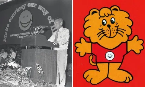 The National Courtesy Campaign was launched on June 1, 1979, by then Prime Minister Lee Kuan Yew. Photos: The Straits Times