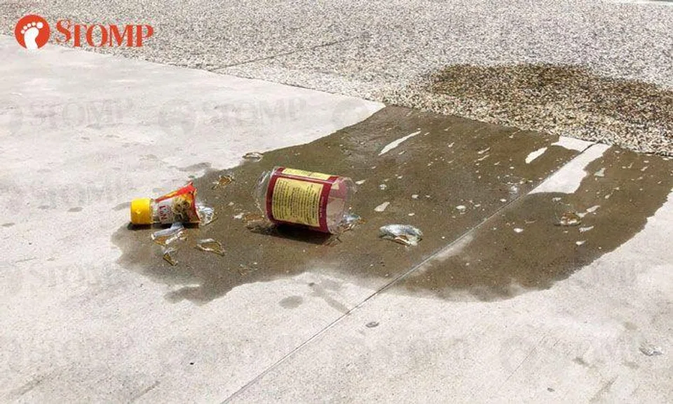 Man nearly hit by glass bottle thrown down Marine Crescent block