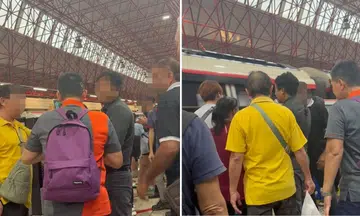 elderly men arguing at jurong east mrt station over pushing incident