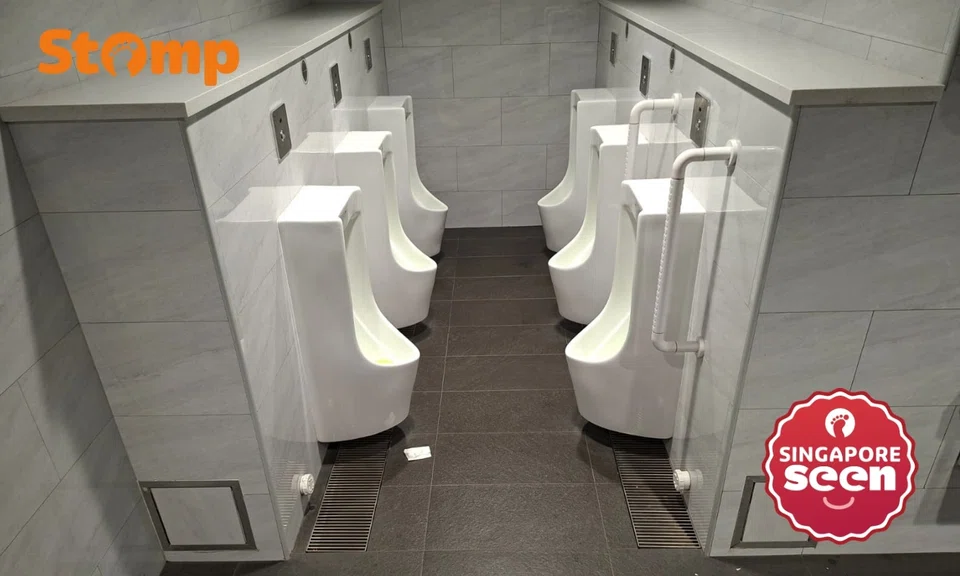 Man questions layout of urinals at Farrer Park MRT toilet