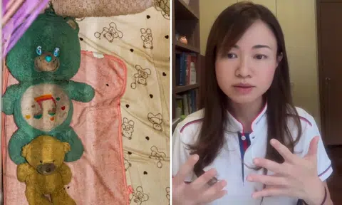 Tin Pei Ling updates that girl found living in wet market stall 'happily showing us her new soft toys'