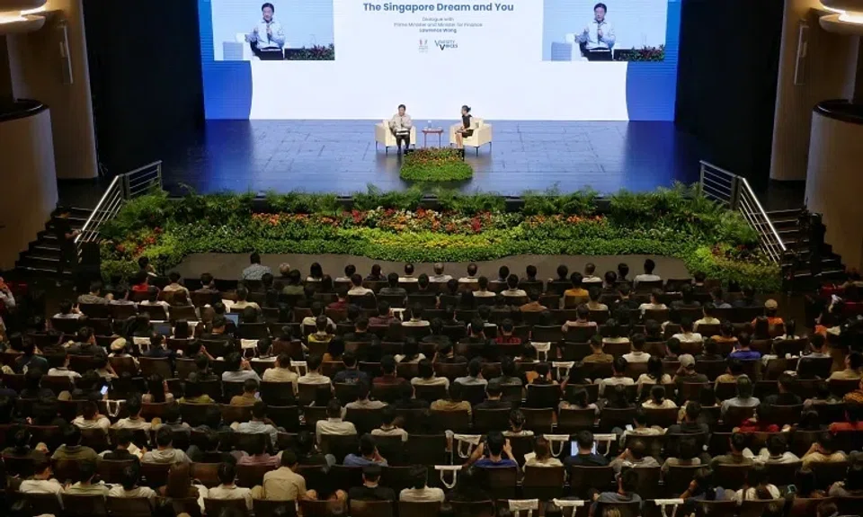 PM Lawrence Wong said HDB will continue to price new flats in relation to income and not the resale market, to make sure public housing remains affordable.