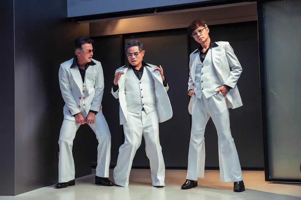 Christopher Lee, Hsu Hsiao-shun and Mark Lee in Uncle Odyssey