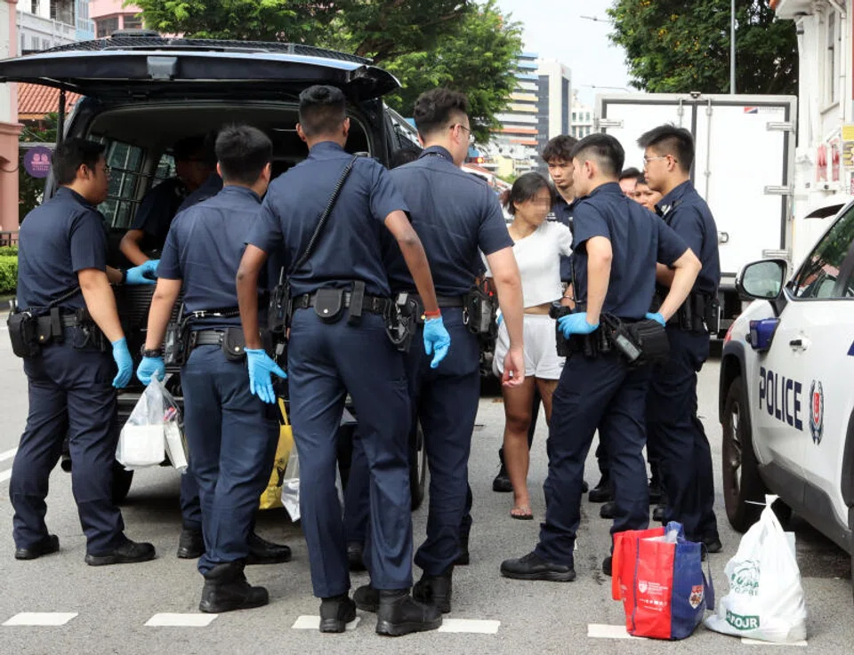 The police found substances believed to be controlled drugs, and drug utensils in the car.