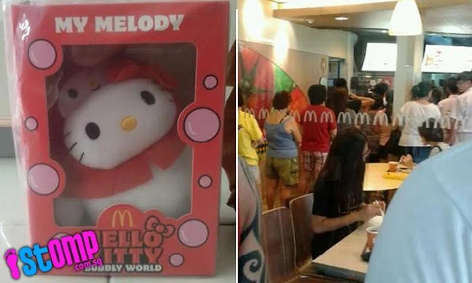Queues for Hello Kitty plush toy are back at McDonald's with release of new design