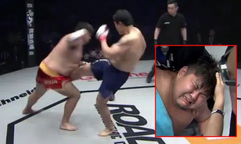 MMA fighter who got kicked right in the 'crown jewels': Here's what happened after the match