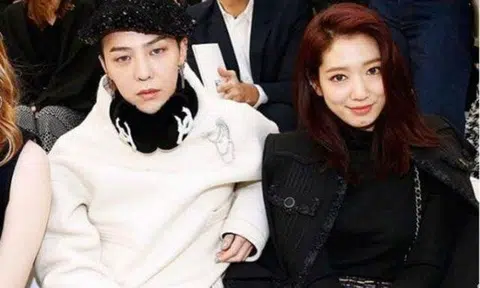 G-Dragon and Park Shin-hye spotted together at Chanel event