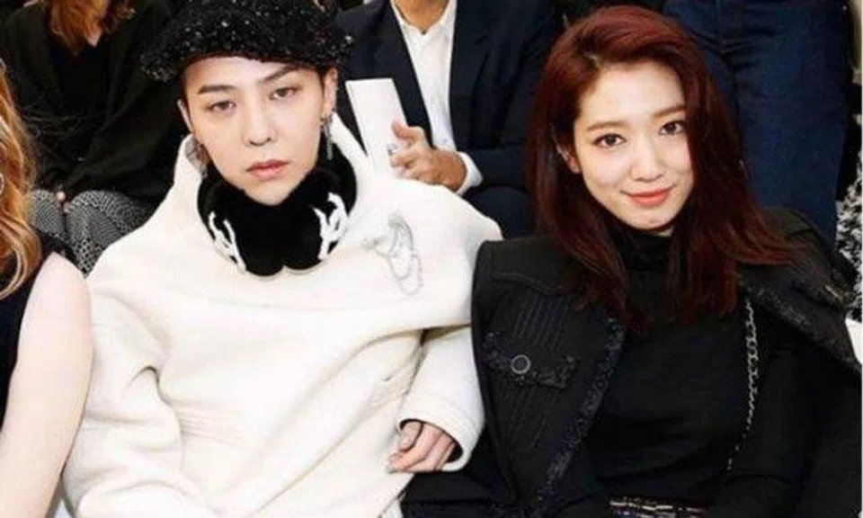 G-Dragon and Park Shin-hye spotted together at Chanel event