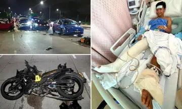Biker crushed between 2 cars in 2021 Tampines drink-driving crash