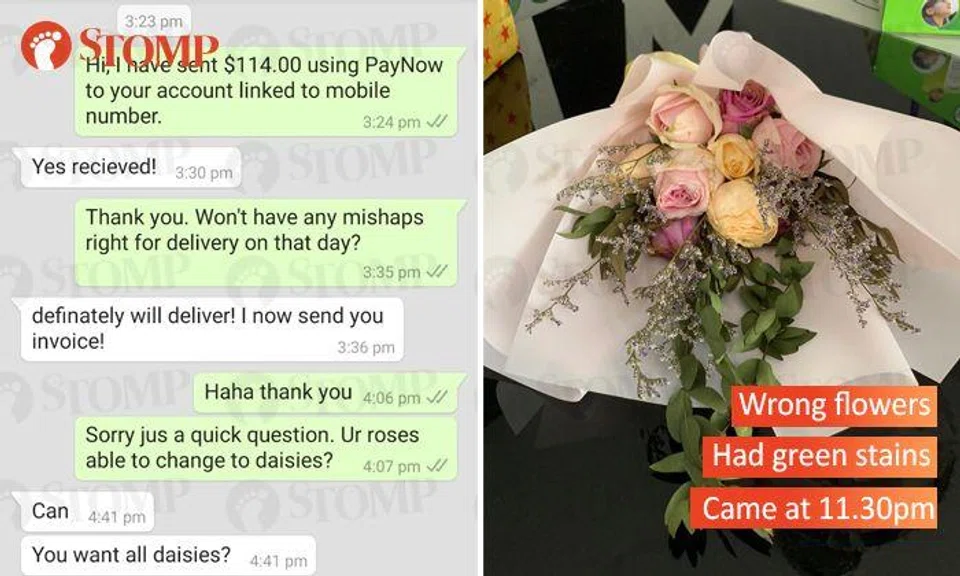 Florist says "definitely" can deliver with no mishaps on V-Day -- so of course it all goes wrong