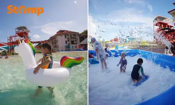 Unicorn Christmas Garden lands at Downtown East with bubbly fun foam parties at Wild Wild Wet