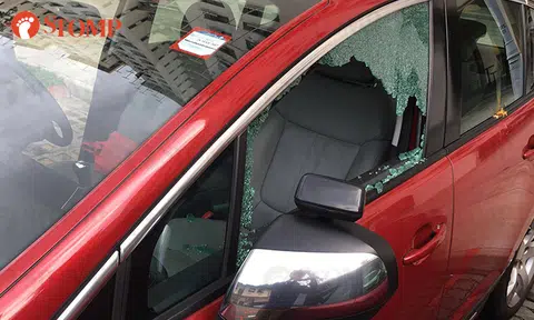 Toa Payoh resident shocked to find window of his car shattered
