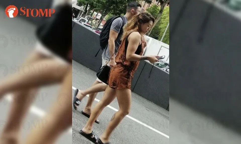 Is that Angela Lee and husband Bruno Pucci spotted in Bugis?