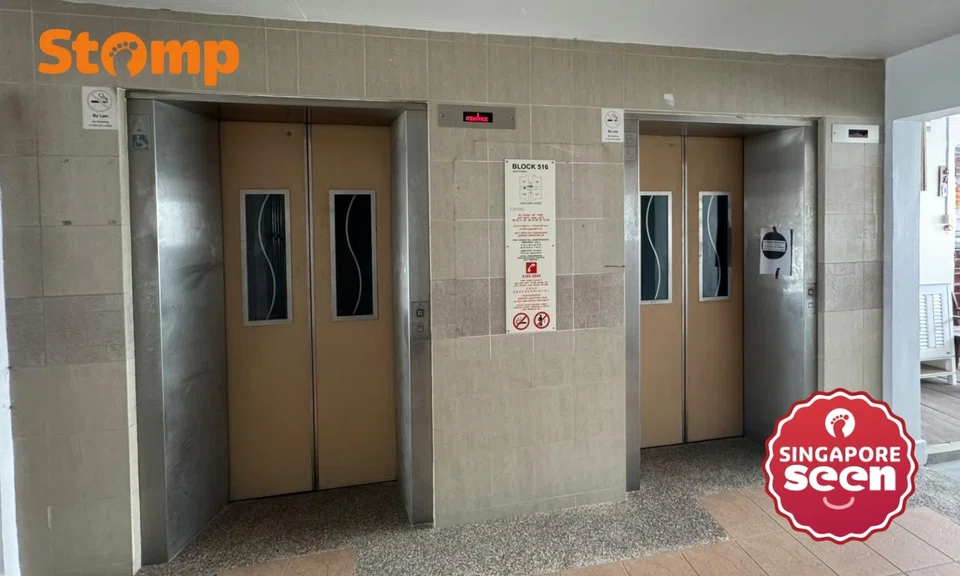 Both lifts at Bedok North block break down, leaving residents to climb stairs for hours