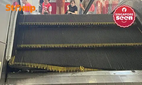 Escalator dislodged at Yew Tee Point, mall reveals how it happened