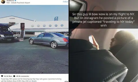 Rapper Bow Wow lies on Instagram about private jet, Twitter explodes with hilarious memes