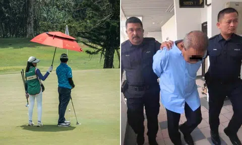 molestation charge, retired army officer, golf caddie