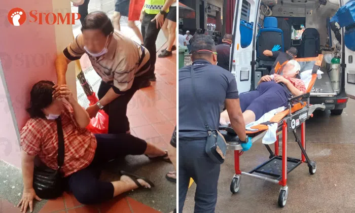Woman taken to hospital after falling down in Chinatown | STOMP