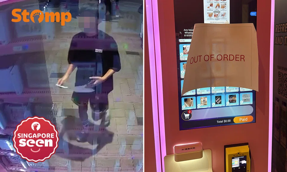 Youth puts fake ‘out of order’ sign on Downtown East vending machine, business loses 5 days of sales