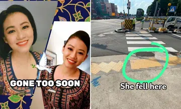 ex-sia stewardess dies after slipping on wet tactile paving