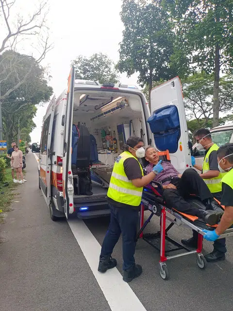 Motorcyclist taken to hospital after accident with car on SLE is SBS ...