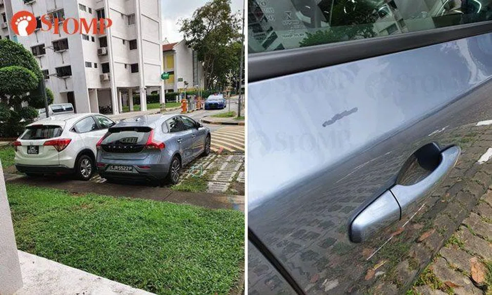 Man offering $2,000 reward after finding parked car badly scratched at Silat Avenue