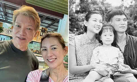 Ivy Lee posted a wefie on Instagram of herself with Xie Shaoguang, her onscreen husband in the classic Mediacorp drama Stepping Out (1999). PHOTO: MNDLMUMMY/INSTAGRAM