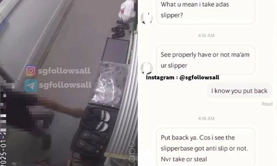 GrabFood rider suspended after getting caught handling AMK resident's slippers: 'Never take'