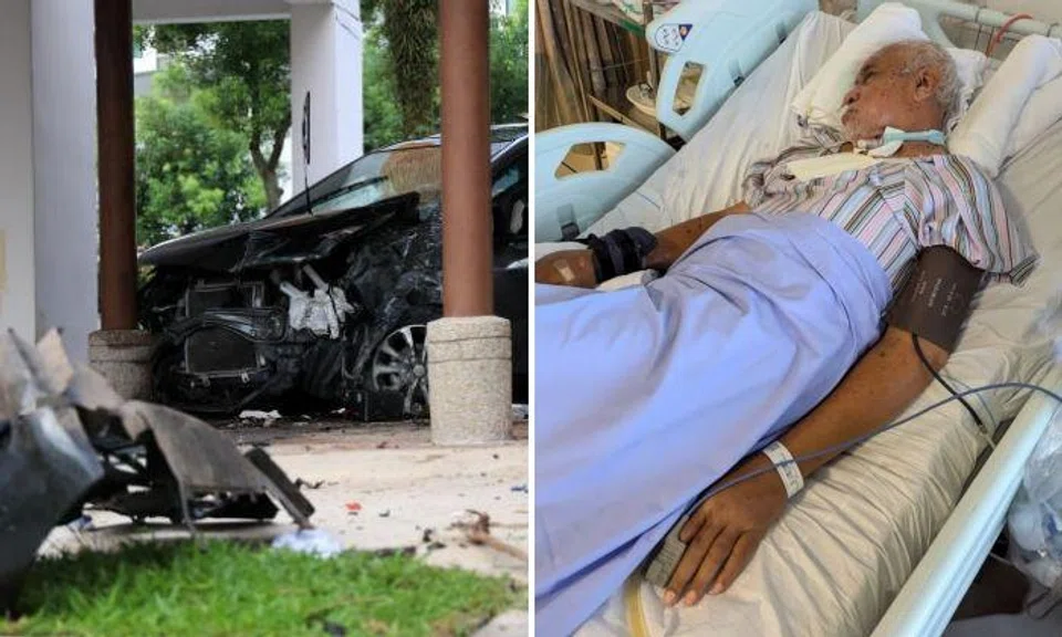 76-year-old man has stroke while driving with wife in car and crashes into Yishun walkway, she dies