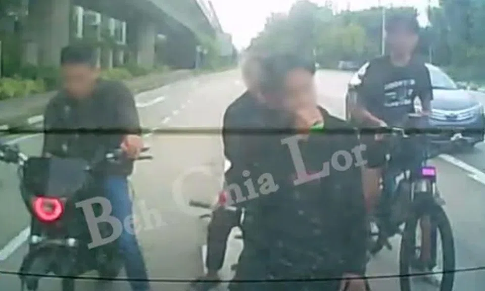 youths ride pmds and vape at boon lay