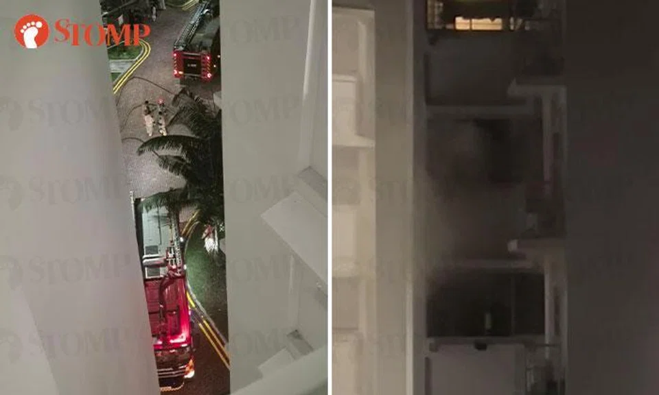 fire breaks out in sumang lane flat