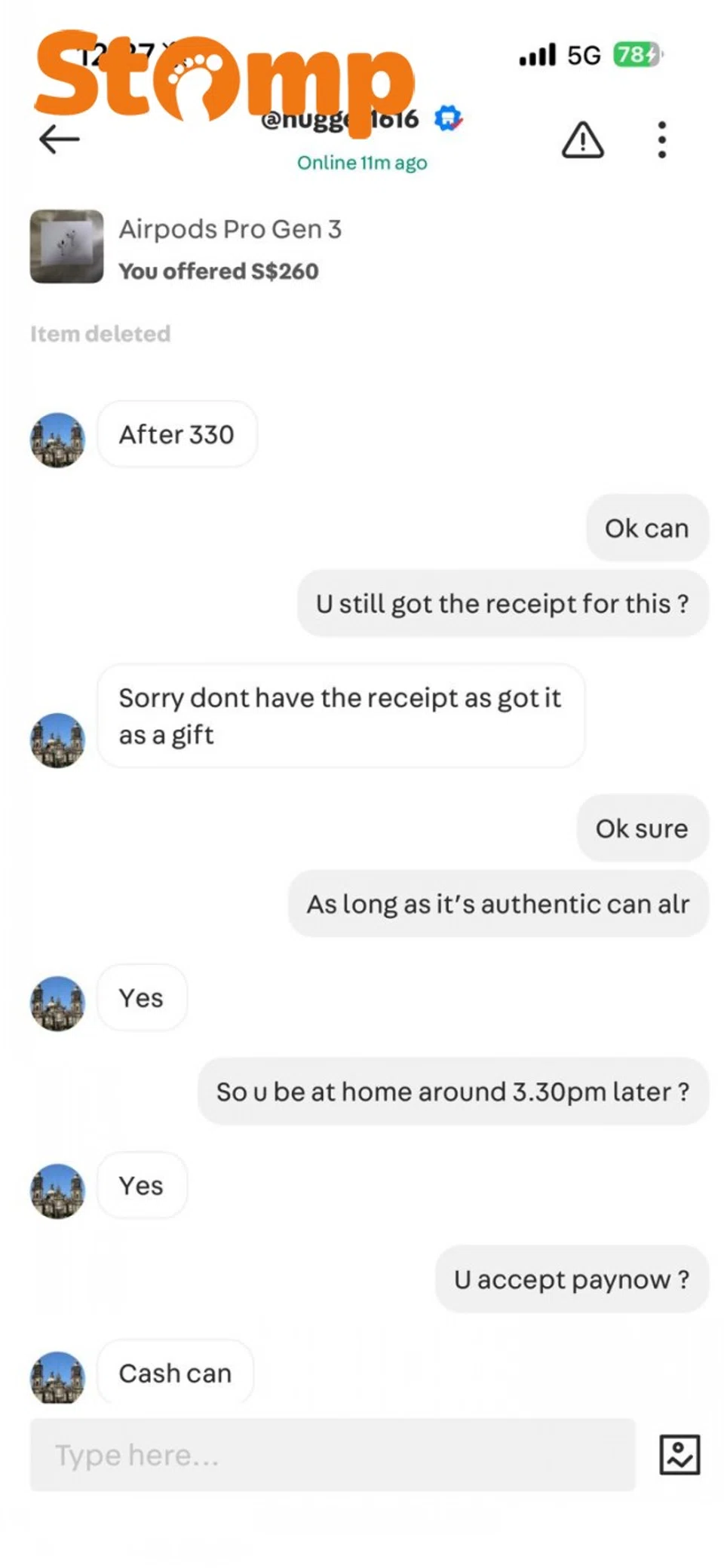 scammed with fake airpods