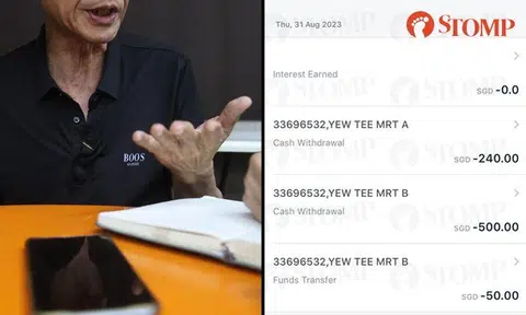 Unemployed Stomper who left $500 at Yew Tee ATM says he needed cash to repay debt, but woman took it