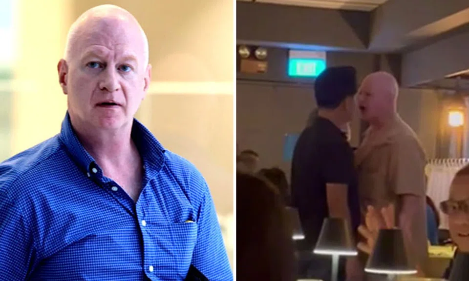 Greg Austin Lynn, an American, was handed four charges on Thursday, including two counts of harassment. PHOTO: SHIN MIN DAILY NEWS