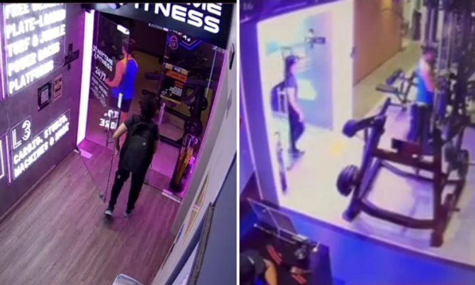 Mr Sim shared a screenshot of the WhatsApp messages from the gym, in which the management there said that because he did not close the door behind him, an unidentified woman entered the premises without tapping her key fob.